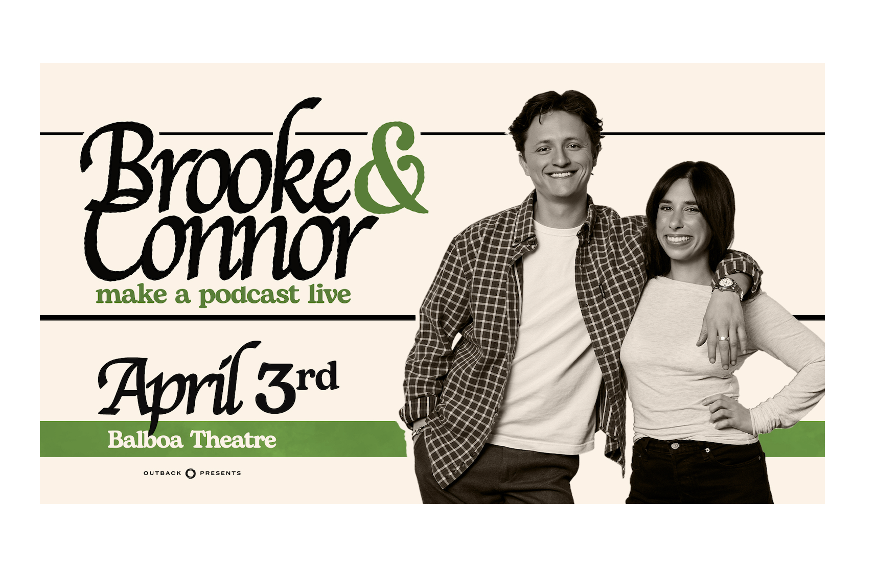 Brooke and Connor Make a Podcast Live