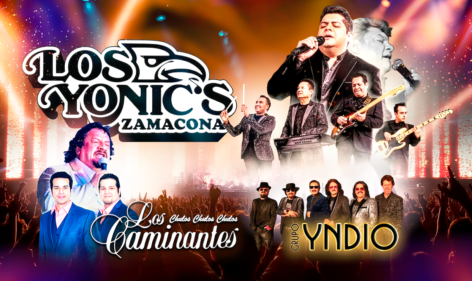 Los Yonics, Los Caminantes y Yndio