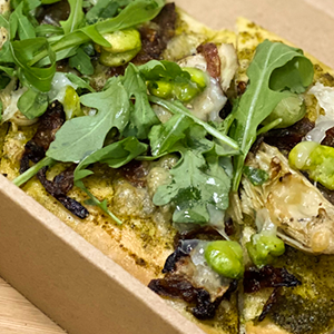 Pesto Chicken Flatbread