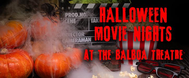 Halloween Movie Nights at the Balboa poster