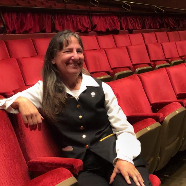 Nancy Hupp San Diego Theatres Usher