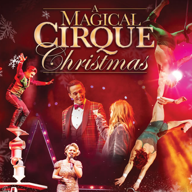 A Magical Cirque Christmas Poster art