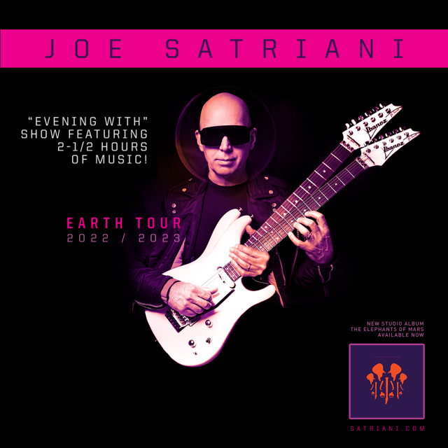 new satriani tour art