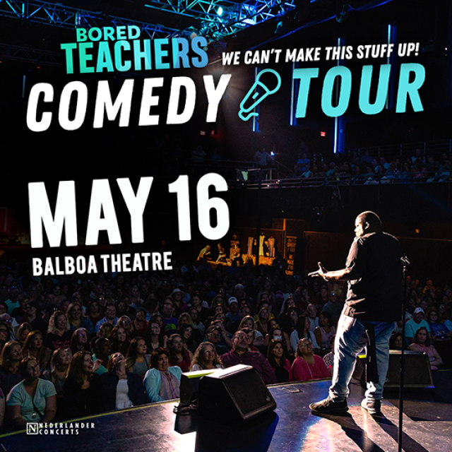 Bored Teachers Comedy Tour admat