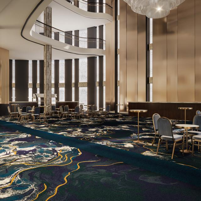 Rendering of refreshed interior of San Diego Civic Theatre